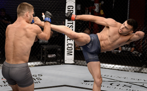 Nick Newell kick opponent