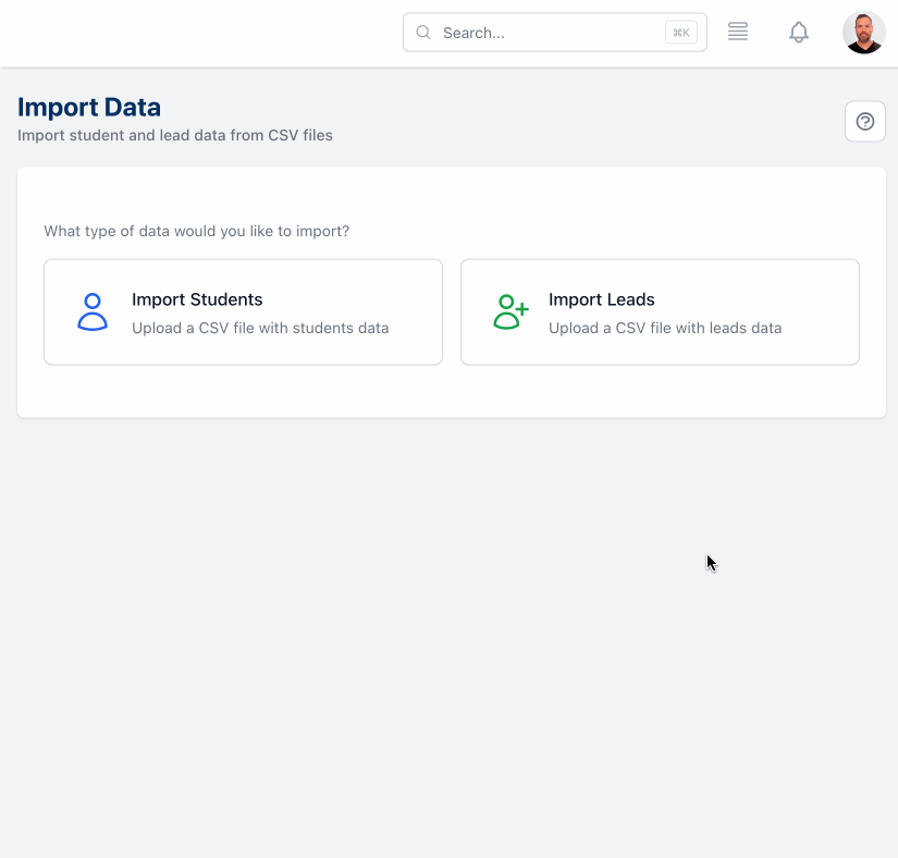 importing leads into martial arts CRM